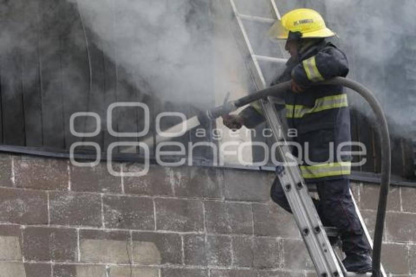 INCENDIO FÁBRICA TEXTIL