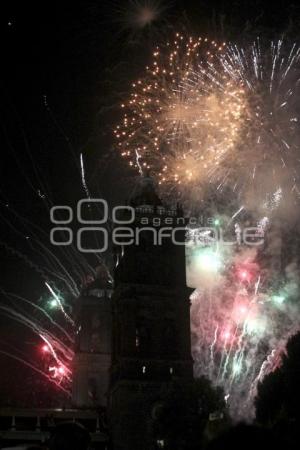 FUEGOS ARTIFICIALES . GRITO DE INDEPENDENCIA