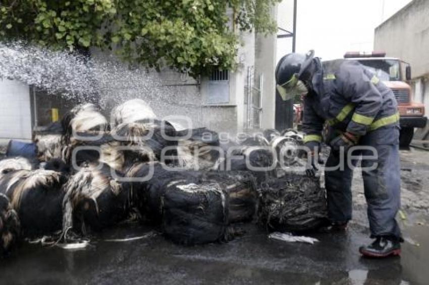 INCENDIO FÁBRICA TEXTIL