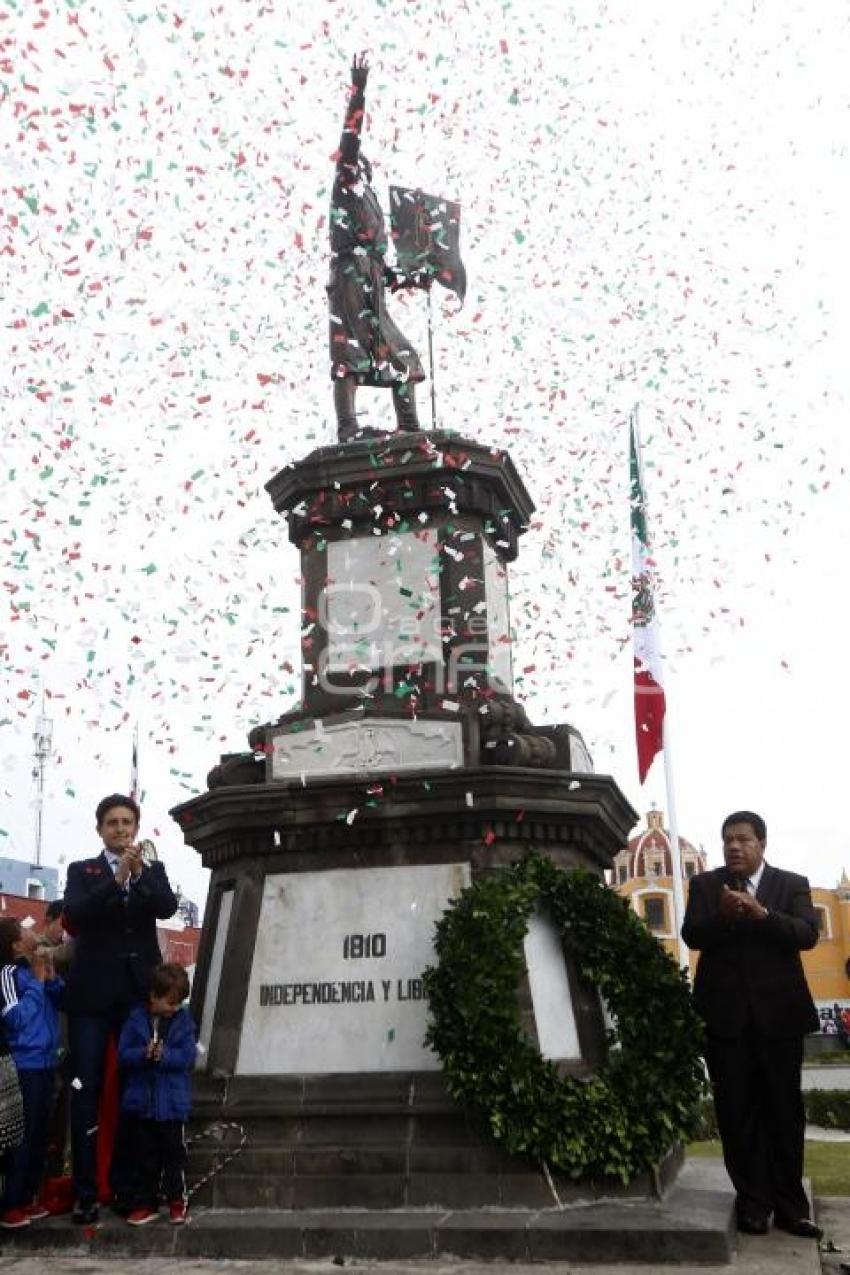 DEVELACIÓN ESCULTURA MIGUEL HIDALGO