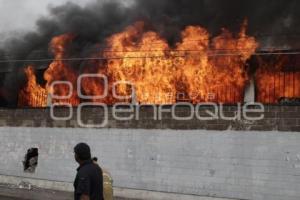 INCENDIO FÁBRICA TEXTIL