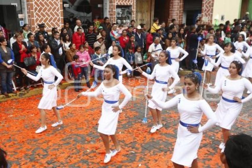 FIESTAS PATRIAS . DESFILE CHOLULA