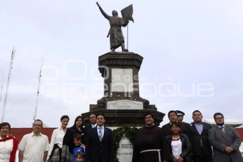 DEVELACIÓN ESCULTURA MIGUEL HIDALGO