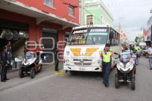 ATROPELLADO POR TRANSPORTE PÚBLICO