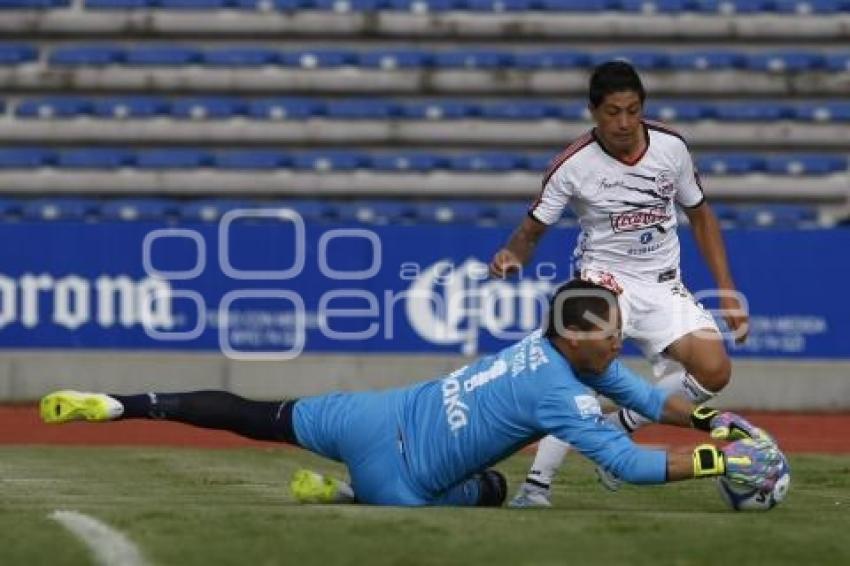 FÚTBOL . LOBOS BUAP VS CELAYA