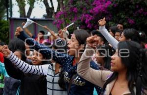 MANIFESTACIÓN Y BLOQUEO RECTA A CHOLULA