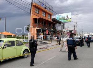 NOTA ROJA . BALEADO EN ZAVALETA