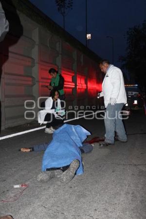 MUERTO EN VIA CORTA Y AUTOPISTA