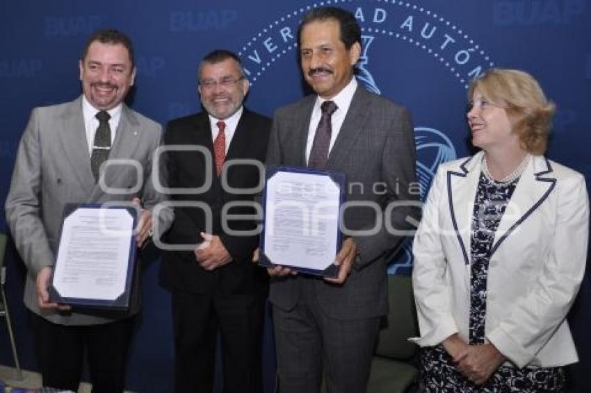 FIRMA DE CONVENIO DE LA BUAP Y OBSERVATORIO 