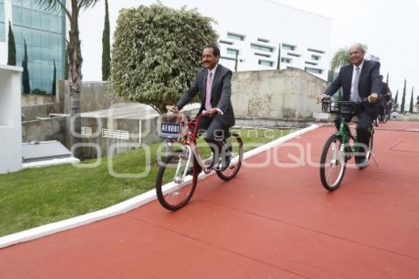 BUAP . INAUGURACIÓN CICLOVÍA CCU