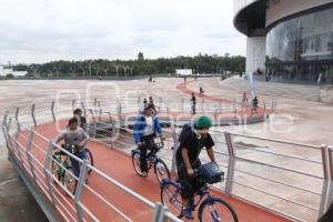 BUAP . INAUGURACIÓN CICLOVÍA CCU