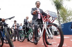 BUAP . INAUGURACIÓN CICLOVÍA CCU