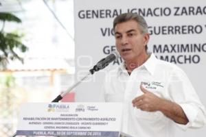 INAUGURACIÓN DE PAVIMENTO ASFÁLTICO