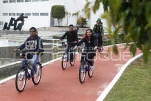 BUAP . INAUGURACIÓN CICLOVÍA CCU