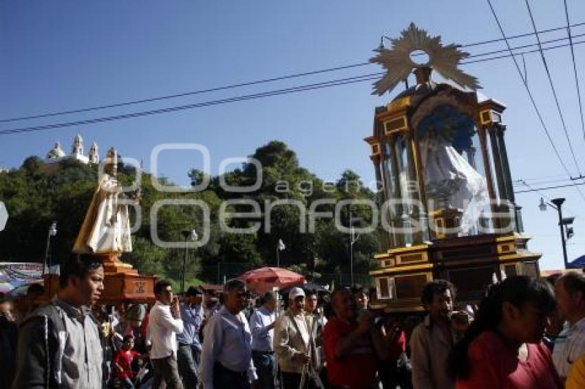 PROCESIÓN VÍRGEN DE LOS REMEDIOS EN CHOLULA