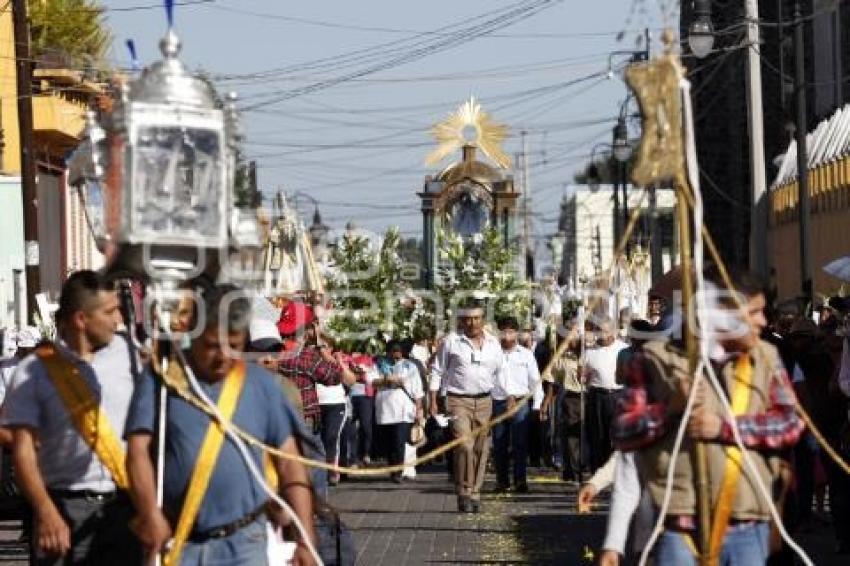 PROCESIÓN VÍRGEN DE LOS REMEDIOS EN CHOLULA