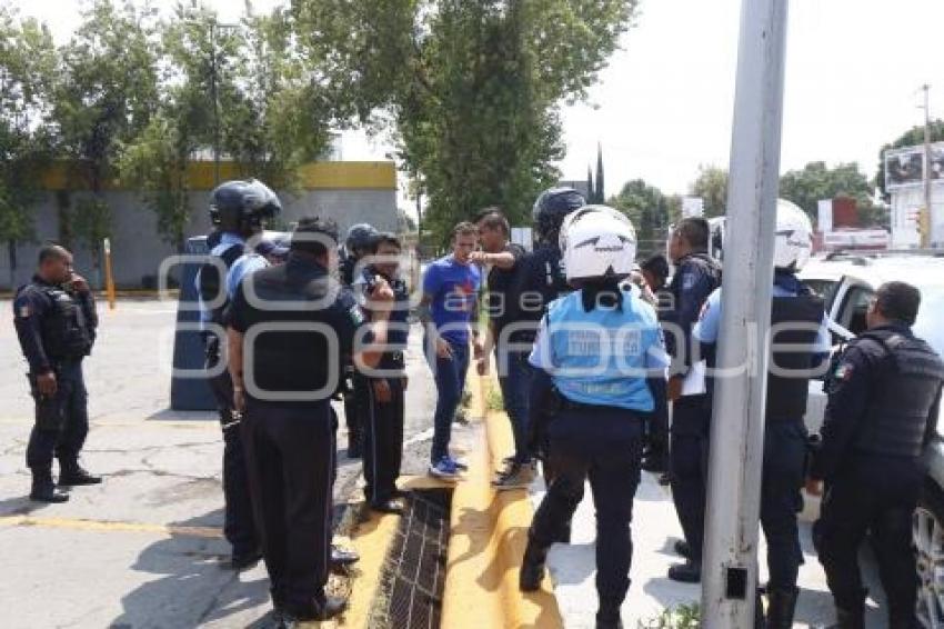 MOVILIZACIÓN POLICIACA JUGADORES PUEBLA