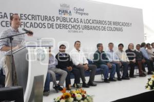 ENTREGA DE ESCRITURAS A LOCATARIOS MERCADOS