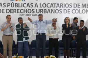 ENTREGA DE ESCRITURAS A LOCATARIOS MERCADOS