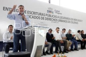 ENTREGA DE ESCRITURAS A LOCATARIOS MERCADOS