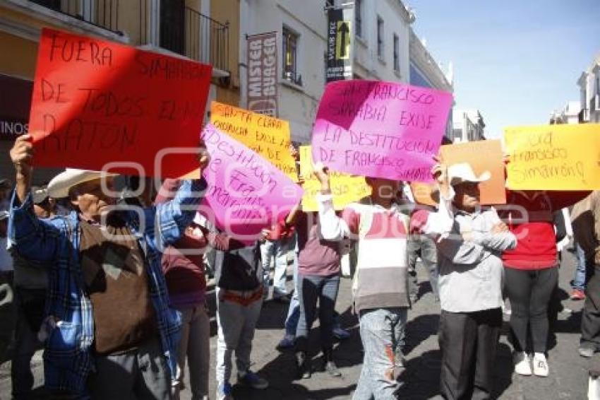 MANIFESTACIÓN SANTA CLARA OCOYUCAN