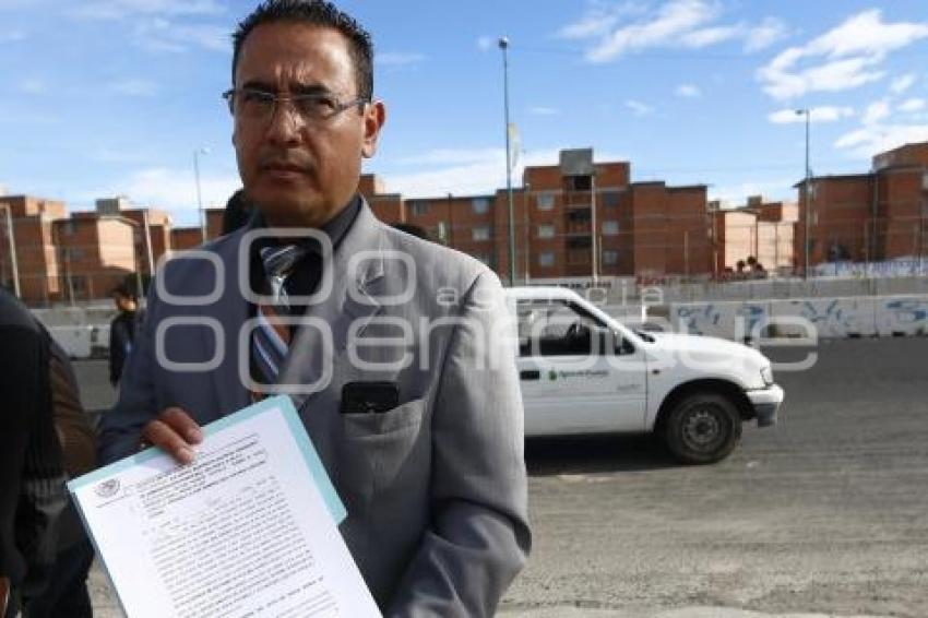 AGUA DE PUEBLA . SUSPENSIÓN PERIPLAZA