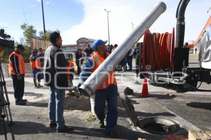 AGUA DE PUEBLA . SUSPENSIÓN PERIPLAZA