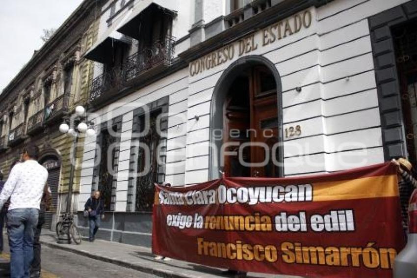 MANIFESTACIÓN SANTA CLARA OCOYUCAN