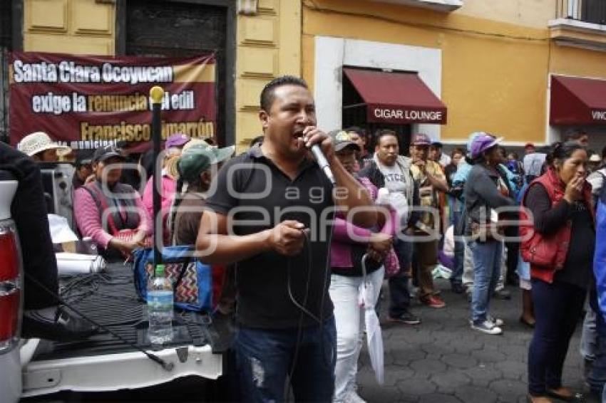 MANIFESTACIÓN SANTA CLARA OCOYUCAN