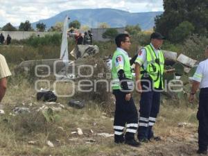 ACCIDENTE . CAE AVIONETA