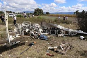 ACCIDENTE . CAE AVIONETA