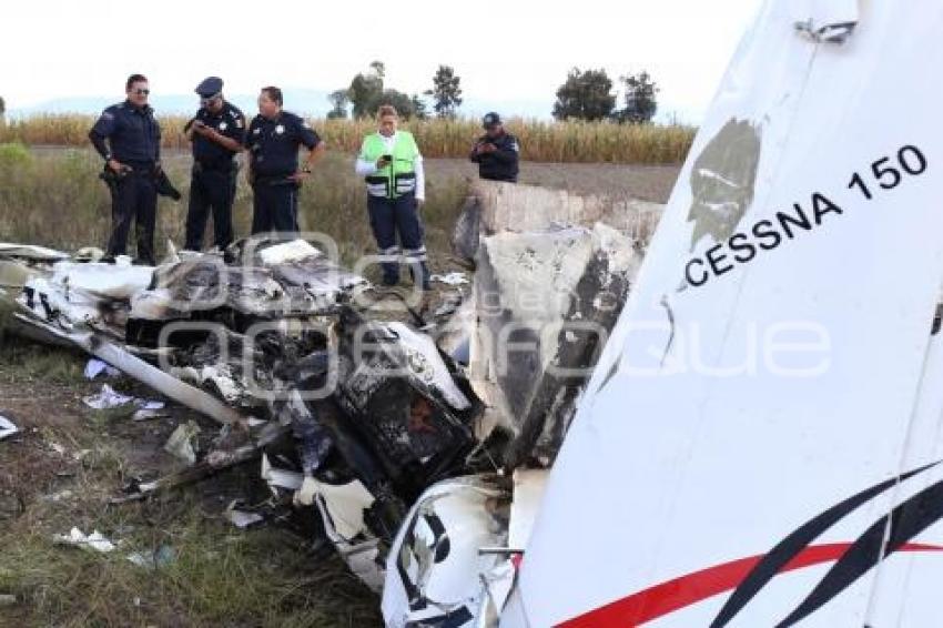 ACCIDENTE . CAE AVIONETA