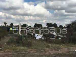 ACCIDENTE . CAE AVIONETA