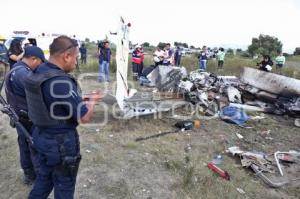 ACCIDENTE . CAE AVIONETA