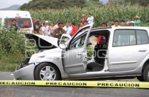 TEHUACÁN. ACCIDENTE MORTAL