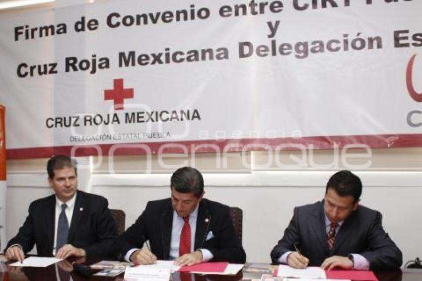 FIRMA DE CONVENIO CRUZ ROJA-CRIT