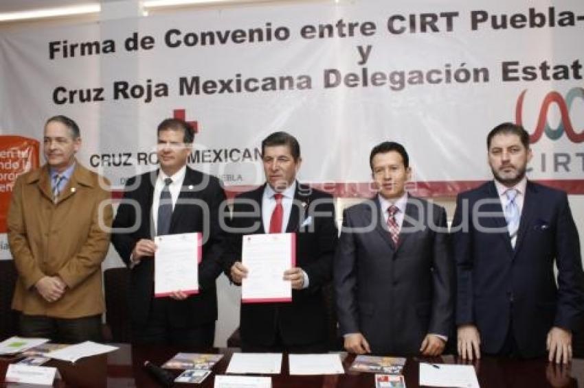 FIRMA DE CONVENIO CRUZ ROJA-CRIT 