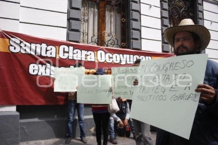 MANIFESTACIÓN SANTA CLARA OCOYUCAN