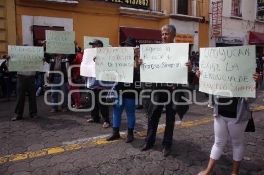 MANIFESTACIÓN SANTA CLARA OCOYUCAN