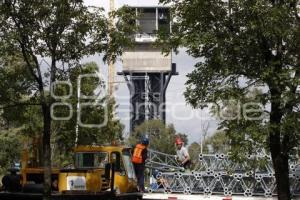 TELEFÉRICO . RETIRO DE ESTRUCTURAS