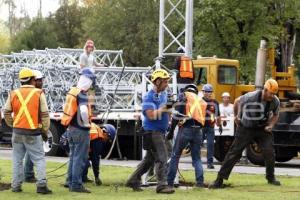 TELEFÉRICO . RETIRO DE ESTRUCTURAS