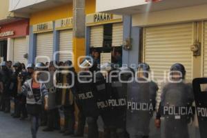 OPERATIVO CONTRA AMBULANTES EN TEXMELUCAN