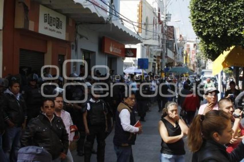 OPERATIVO CONTRA AMBULANTES EN TEXMELUCAN