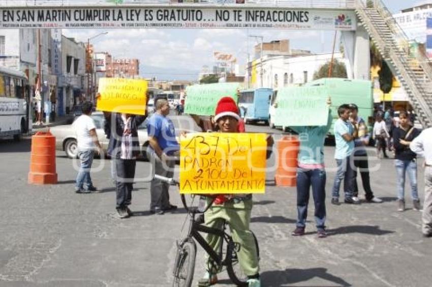 OPERATIVO CONTRA AMBULANTES EN TEXMELUCAN