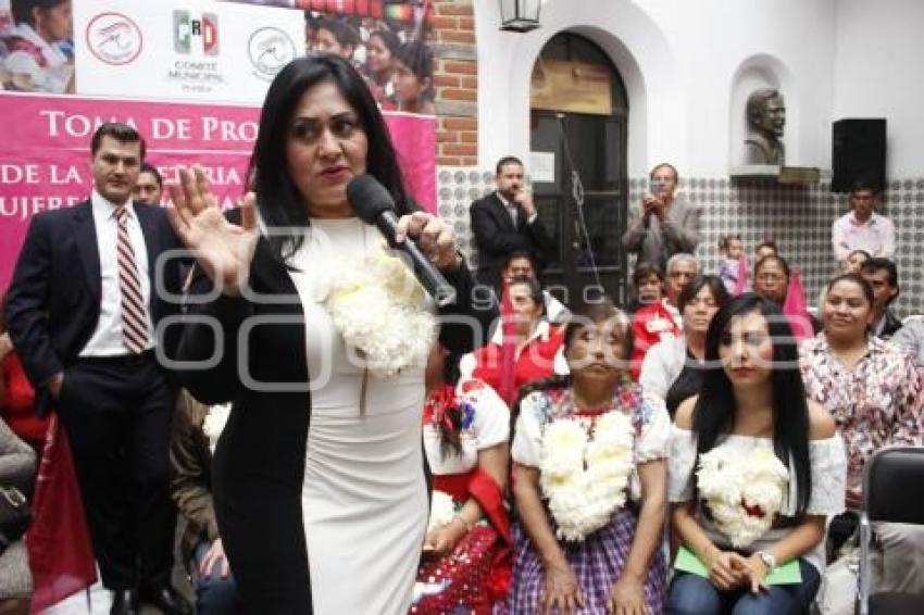 PROTESTA COORDINADORA ESTATAL DE MUJERES INDIGENAS