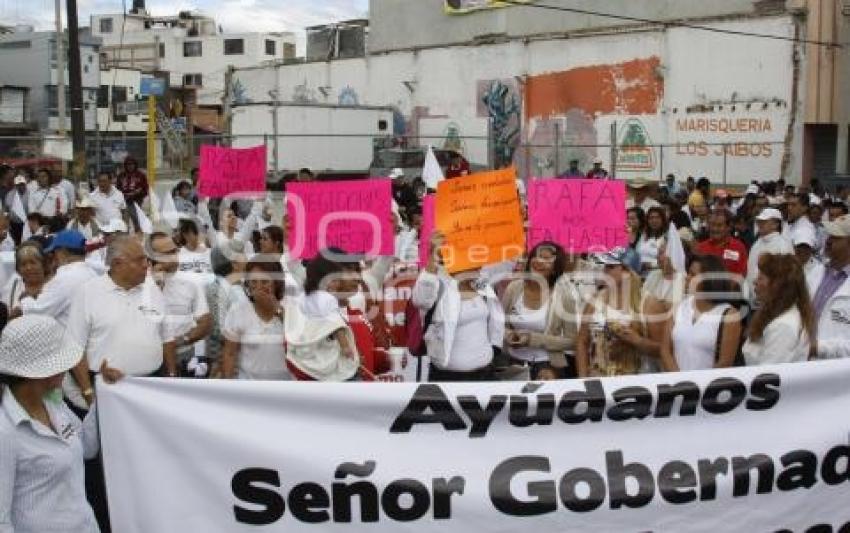 MANIFESTACIÓN . SAN MARTÍN TEXMELUCAN