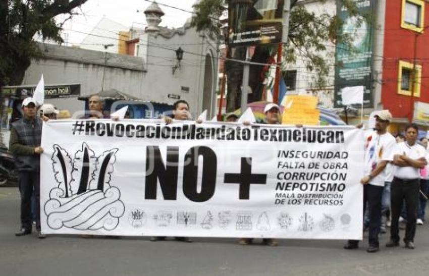 MANIFESTACIÓN . SAN MARTÍN TEXMELUCAN