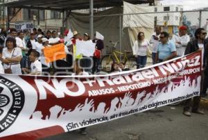 MANIFESTACIÓN . SAN MARTÍN TEXMELUCAN