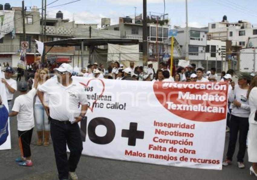 MANIFESTACIÓN . SAN MARTÍN TEXMELUCAN