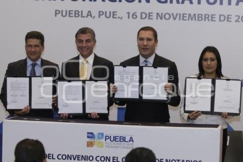 FIRMA DE CONVENIO COLEGIO DE NOTARIOS